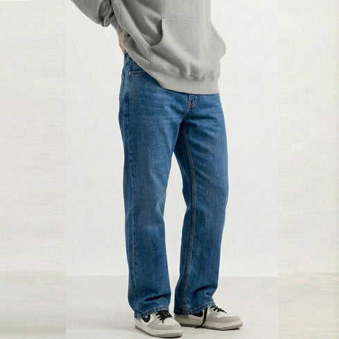 Regular Fit Denim Jeans For Men’s Light-Blue