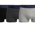 Men’s Boxers Cotton Stretch Trunks – Classic 3-Pack (Black, Grey, White)
