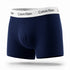 Men’s Boxers Cotton Stretch Trunks – Classic 3-Pack (Black, Grey, Blue)