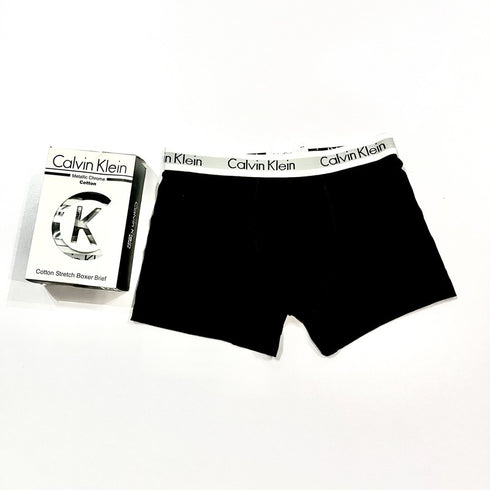 Men’s Boxers Cotton Stretch Trunks – Classic 3-Pack (Black, Grey, Blue)