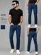 Regular Fit Denim Jeans For Men’s Deep Dark blue