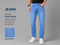 Regular Fit Denim Jeans For Men’s Ice blue