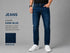 Regular Fit Denim Jeans For Men’s Dark Blue
