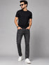 Regular Fit Denim Jeans For Men’s Drak Grey