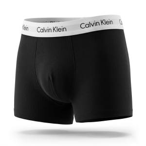 Alternative view of Calvin Klein Men’s Cotton Stretch Trunks – Classic 3-Pack (Black, Grey, White)