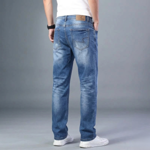 Alternative view of Men’s All-Day Comfort Straight Leg Jeans – Heritage Blue