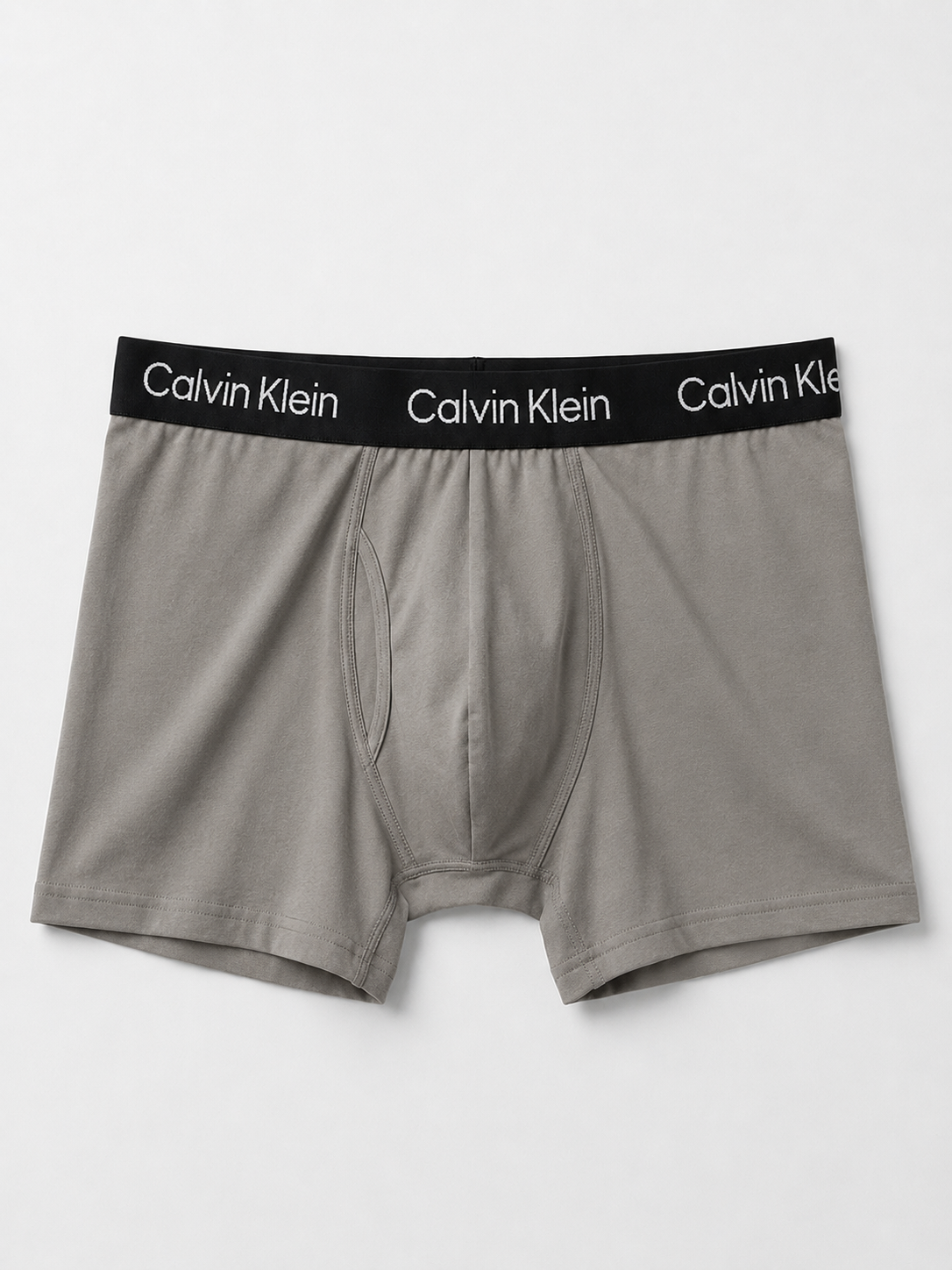 Calvin Klein Men’s Cotton Stretch Trunks – Classic 3-Pack (Black, Grey, White) - Image 6