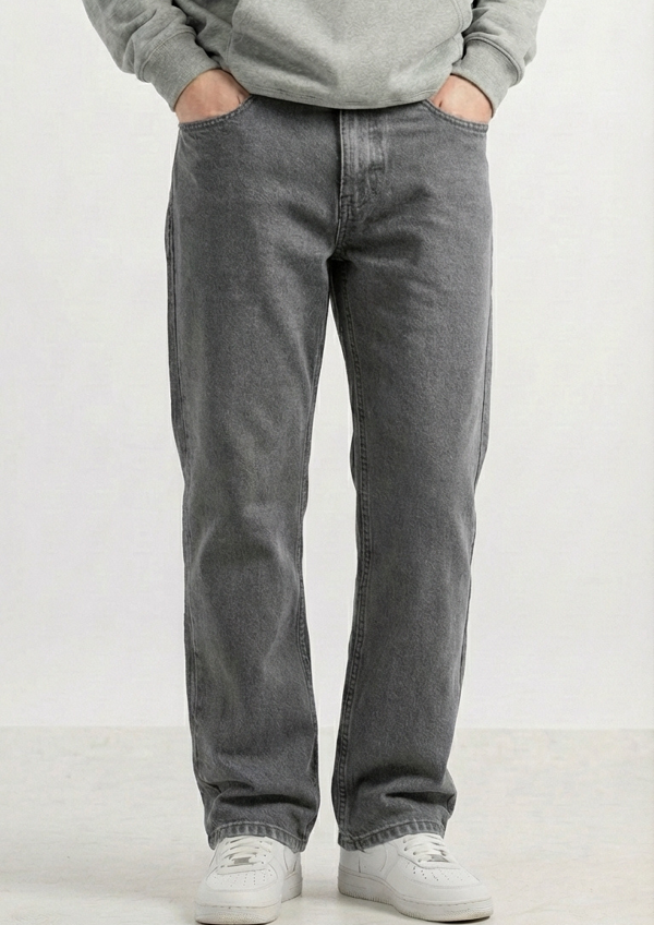 Men’s Premium Denim Pack of 2 – Regular Fit Jeans (Dark Gray & Gray) - Image 2