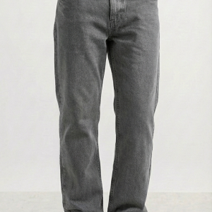 Urban Classic Grey Straight-Leg Jeans Mens