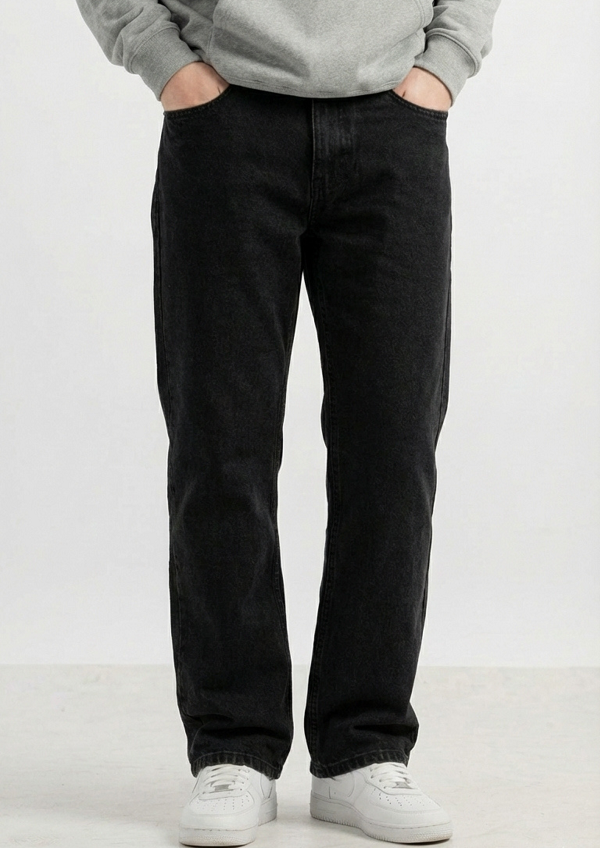 Men’s Essential Style Pack of 2 – Regular Fit Jeans (Black & Blue Combo) - Image 3