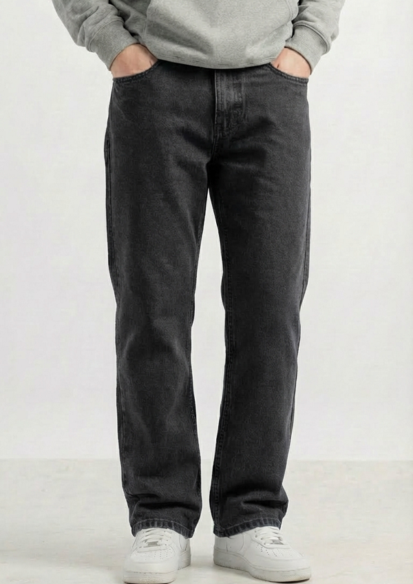 Men’s Premium Denim Pack of 2 – Regular Fit Jeans (Black & Dark Gray) - Image 3