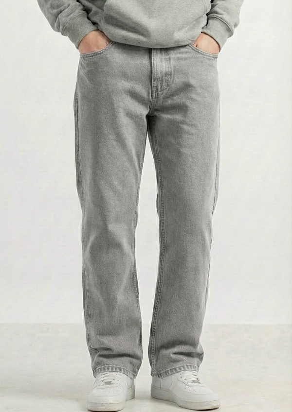 Men’s Essential Style Pack of 2 – Light Gray Regular Fit Jeans - Image 2