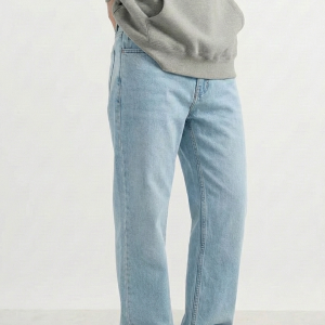 Alternative view of Classic Light-Wash Relaxed Fit Denim Jeans