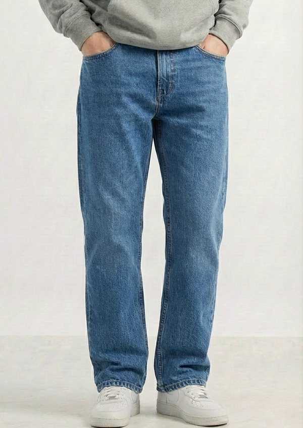 Men’s Essential Style Pack of 2 – Regular Fit Jeans (Black & Blue Combo) - Image 2