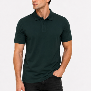 Hunter Green Premium Polo T-Shirt For Mens