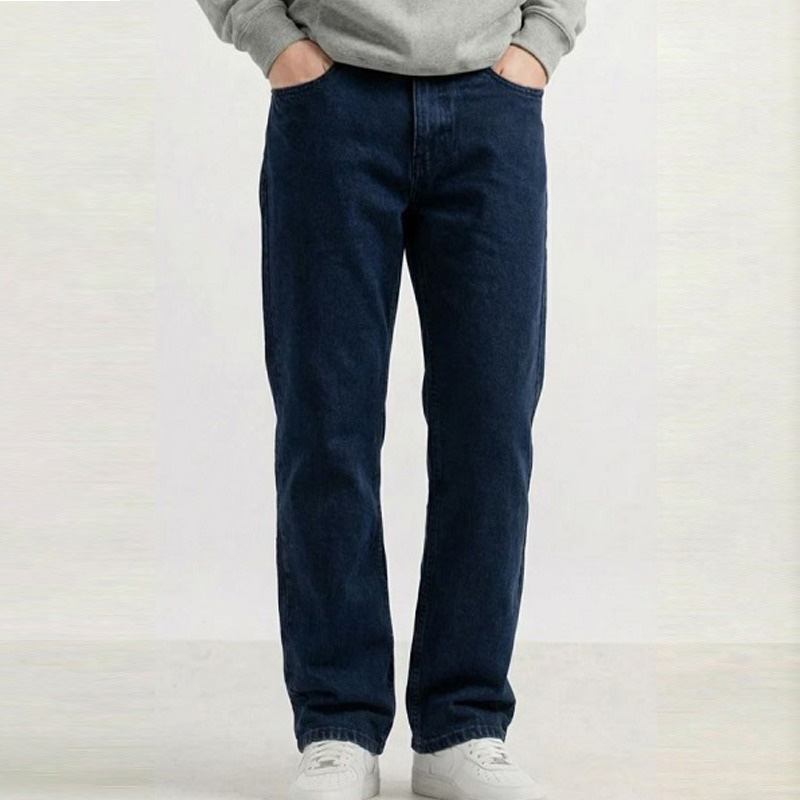 Regular Fit Denim Jeans For Men’s Dark Indigo