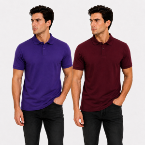 PACK OF 2 Cotton Polo Shirt for Men P06
