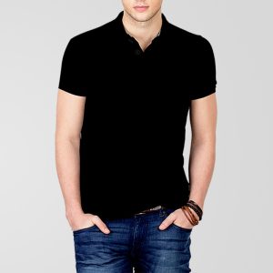 Men’s Premium Black Polo T-Shirt – Classic Smart Casual Wear