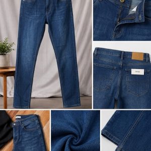 Regular Fit Denim Jeans For Men’sHeritage Blue