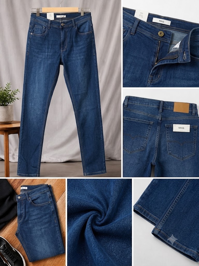 Pack of 3 Denim Jeans For mens Regular Fit Jeans - Image 12