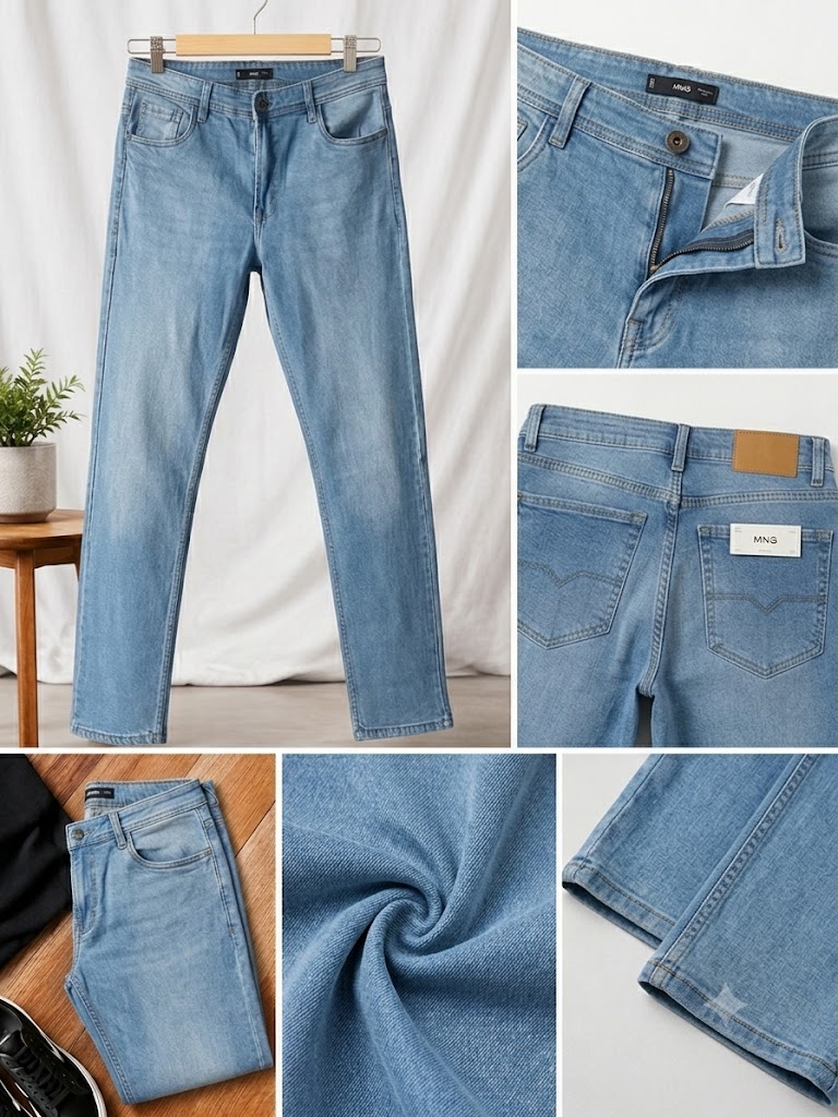 Pack of 3 Denim Jeans For mens Regular Fit Jeans - Image 13
