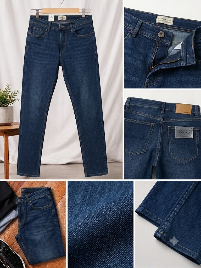Pack of 3 Denim Jeans For mens Regular Fit Jeans - Image 10