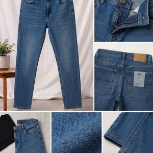 Regular Fit Denim Jeans For Men’s Denim Blue