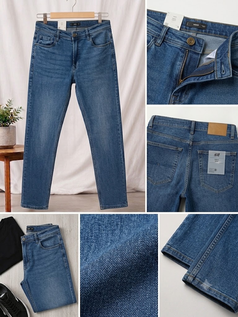 Pack of 3 Denim Jeans For mens Regular Fit Jeans - Image 7