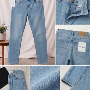 Regular Fit Denim Jeans For Men’s Classic Deep Blue