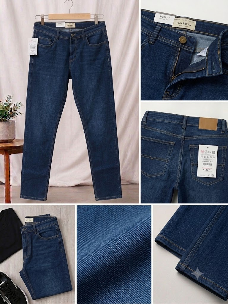 Pack of 3 Denim Jeans For mens Regular Fit Jeans - Image 5