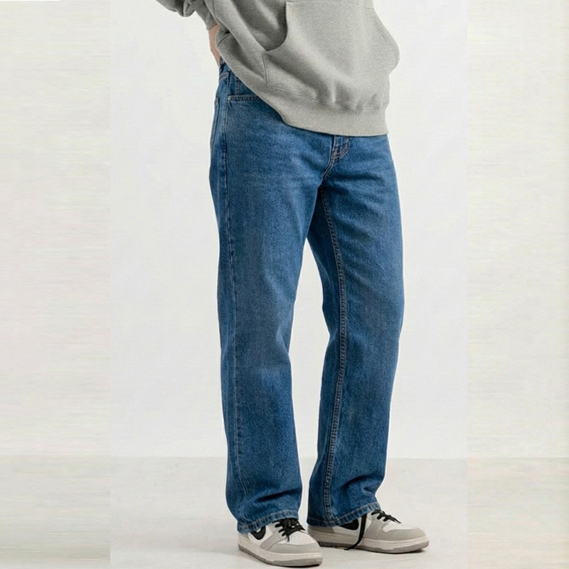 Regular Fit Denim Jeans For Men’s Denim Blue - Image 2