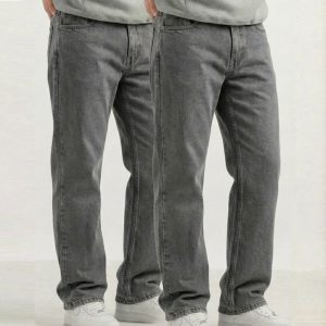 Men’s Essential Style Pack of 2 – Gray Regular Fit Jeans