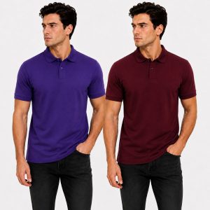 PACK OF 2 Cotton Polo Shirt for Men P06