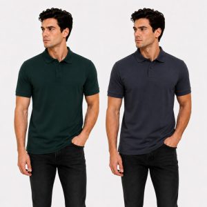 PACK OF 2 Cotton Polo TShirt for Men