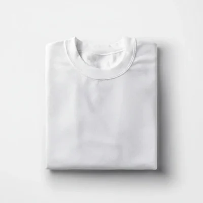 Cotton Round Neck Tee - White