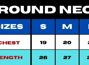 round neck size chart 1